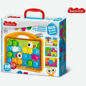 Мозаика для малышей в чемодане Baby Toys  Утята  d4,5/38 эл арт.04104