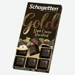 Шоколад Голд Шогеттен темный с какао-кремом и фунд