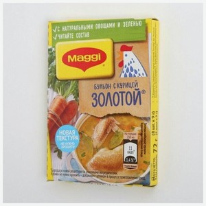 Бульон Maggi Золотой с курицей кубики, 72 г ( 8 шт )