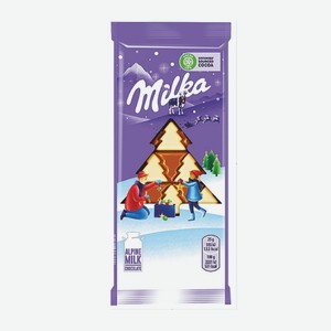 Шоколад «Milka» Ёлочка, молочно-белый, 100 г