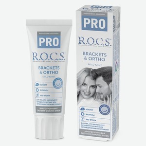 Зубная паста R.O.C.S. Brackets & Ortho, 74 г