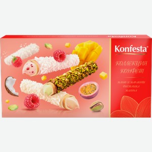 Коробка конфет Konfesta Ассорти глазированные с начинками 150г