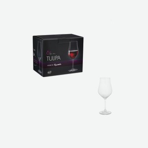 Набор бокалов для вина CRYSTALEX TULIPA 6шт 450мл