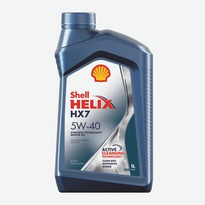 Масло мотор 1л (п/синт) Shell Helix HX7 5W/40