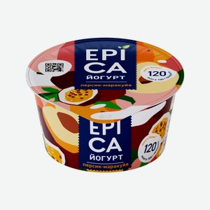 Йогурт Epica с персиком и маракуйей 4,8% 130 г