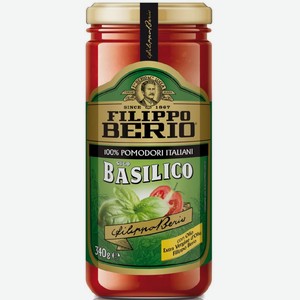 Соус томатный Базилико Филиппо Берио 340г