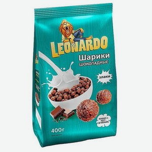 Готовый завтрак LEONARDO Шоколадные шарики 400г