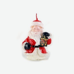 Свеча новогодняя Snowmen Дед мороз с фонарем 5,2*4*6,8 см