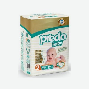 Подгузники Predo Baby Mini 2 (3-6 кг), 12 шт.