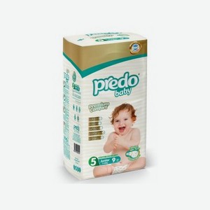 Подгузники Predo Baby Junior 5 (11-25 кг), 9 шт.