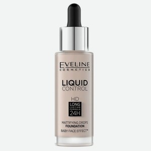 Eveline Cosmetics Инновационная жидкая тональная основа Liquid Control Ivory 005, 32 мл