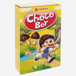 Печенье Orion Choco Boy в шоколадной глазури, 206 г (Orion)