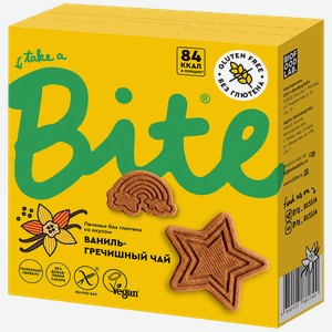 Печенье Bite Ваниль-гречишный чай без глютена 115 гр