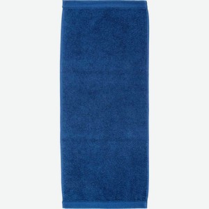 Полотенце махровое 100 % хлопок цвет: синий, 30×70 см