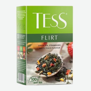 Чай зеленый Tess Flirt в пакетиках, 100 шт.