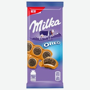 МИЛКА шоколад молочный с круглым печеньем Орео 92г