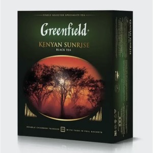 Чай в пакетиках черный Greenfield Kenyan Sunrise, 100 шт