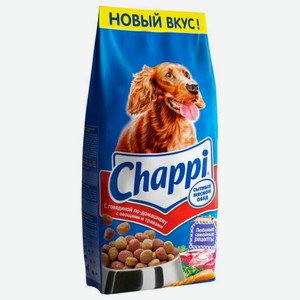 Корм для собак Chappi говядина, 15 кг