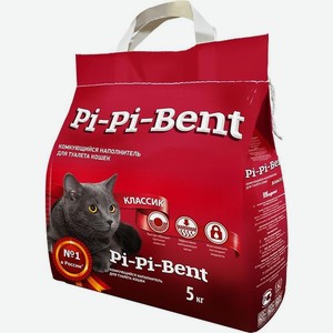 Наполнитель для кошек Pi-Pi Bent комкующийся 5 кг/12 л