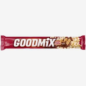 Шоколад Goodmix Popcorn Taste молочный со вкусом попкорна с хрустящей вафлей декорированный, 45г