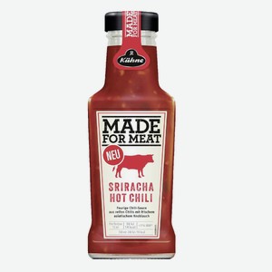 Соус Kuhne Made for Meat Sriracha Hotchili томатный острый с перцем Чили, 235 мл