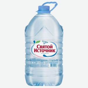 Вода негазированная Святой Источник питьевая, 5 л, пластиковая бутылка