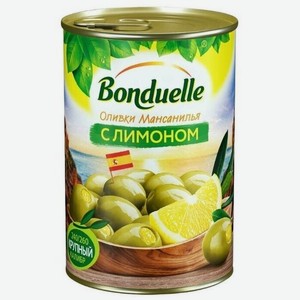 Оливки Bonduelle Мансанилья с лимоном 314 мл