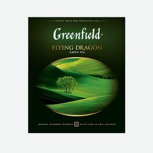 Чай зеленый Greenfield Flying Dragon, 100х 200 г