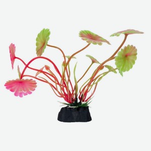 Растение для аквариума HOMEFISH Гидрокотила вертикальная пластиковое с грузом, 10 см