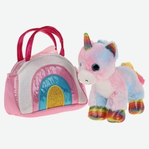 Мягкая игрушка Fluffy Family Единорог в сумочке, 18 см