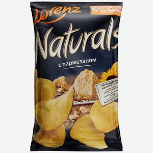 Чипсы картофельные Lorenz Naturals с пармезаном, 100 г