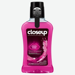 Ополаскиватель для рта CloseUp Cool Kiss, 250 мл, пластиковая бутылка