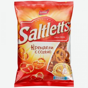 Мини-крендели Saltletts с солью, 50 г