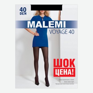 Колготки Malemi Voyage 40 den, размер 3, nero (черный)