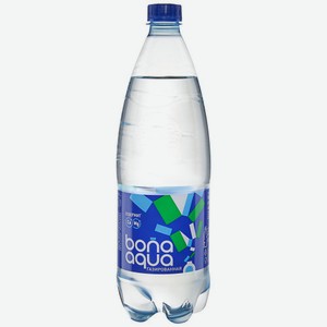 Вода питьевая Bona Aqua газированная 1 л