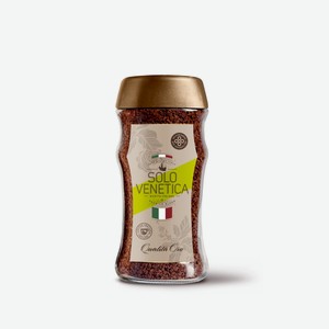 Кофе Solo Venetica Qualita Oro натуральный растворимый сублимированный, 95г