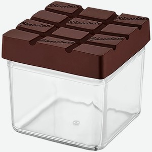 Контейнер Qlux Ideas Chocolate&Biscuit для хранения с крышкой L-00775 9x9x8см