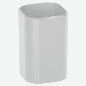 Подставка-стакан «Стамм» Фаворит пластиковая квадратная, белая