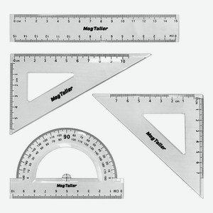 Набор геометрический Magtaller Comfort 4предмета 620111