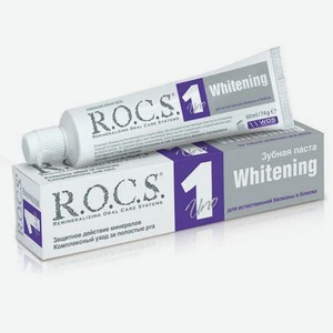Зубная паста R.O.C.S. Uno Whitening 74 гр