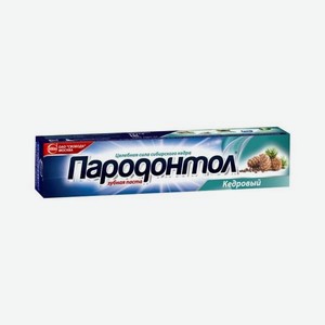 Зубная паста <Пародонтол> целебная сила сибирского кедра124г Россия