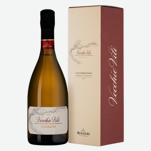 Игристое вино Vecchie Viti Valdobbiadene Prosecco Superiore в подарочной упаковке 0.75 л.
