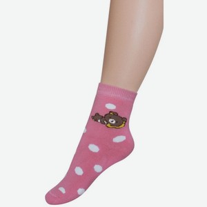 Носки детские тёплые для девочки PARA SOCKS р.20 цв.розовый арт.N2D006
