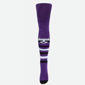 Колготки теплые для девочки Para Socks р.134-140 ц.фиолетовый арт.K4D7