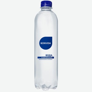 Вода питьевая BONVIDA газ. ПЭТ, Россия, 0.5 L