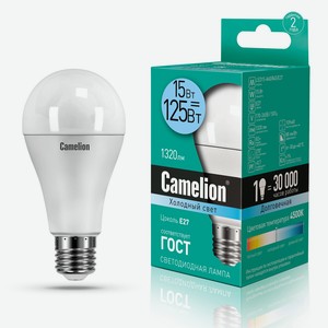 Лампа эл светодиодная Camelion LED15-A60/845/E27 15Вт 220В