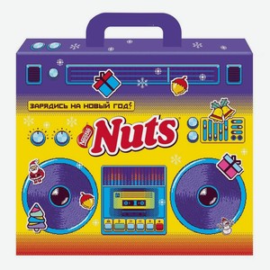 Набор конфет Nestle Nuts Магнитофон Подарок Новогодний, 424,6 г