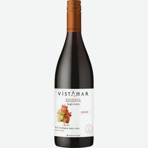 Вино Vistamar Reserva Single Estate Сира красное сухое 13.5% 750мл