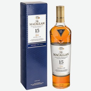 Виски Macallan Double Cask 15 лет в подарочной упаковке, 0.7л Великобритания