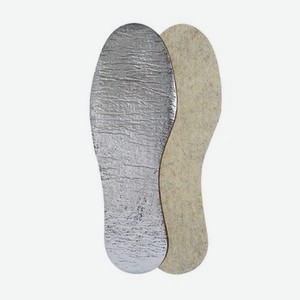 Стельки для обуви Петровойлок трехслойные фольгированные 2 пары